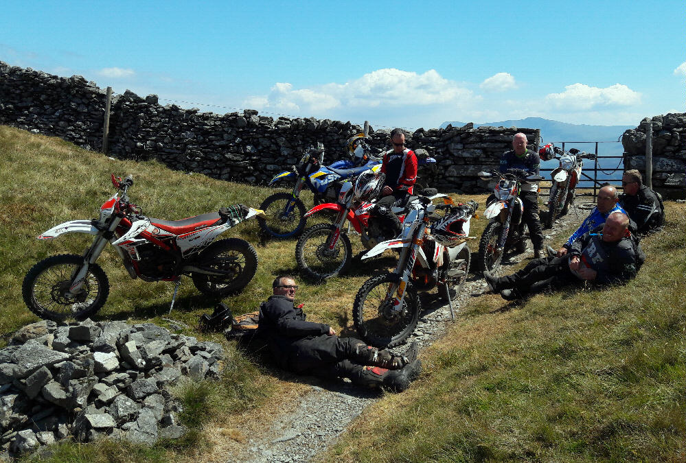 A well earned rest above Barmouth